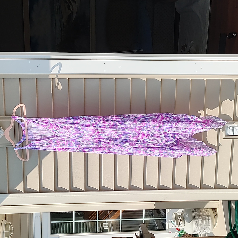 COPY - NWT Lilly Pulitzer Amethyst Beach Bathers Dress.  Size Large